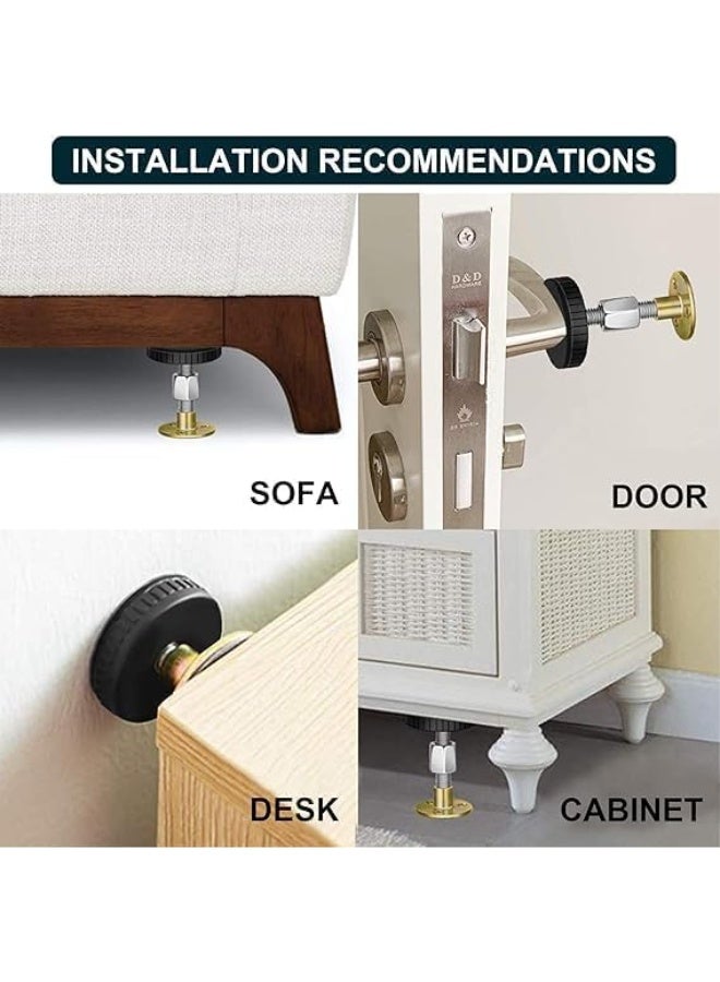 Bed Stopper Anti-vibration 2 Pieces. Strong and adjustable for all furniture. Suitable for sofas and doors as well. Comes with double face for easy installation - Image 4